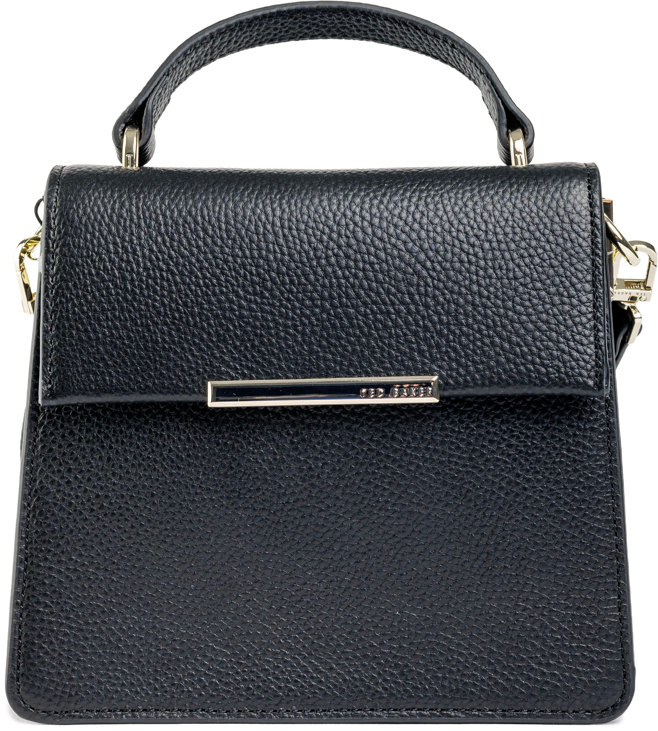 Neu / unbenutzt! newest Ted Baker hochwertige Ledertasche schwarz