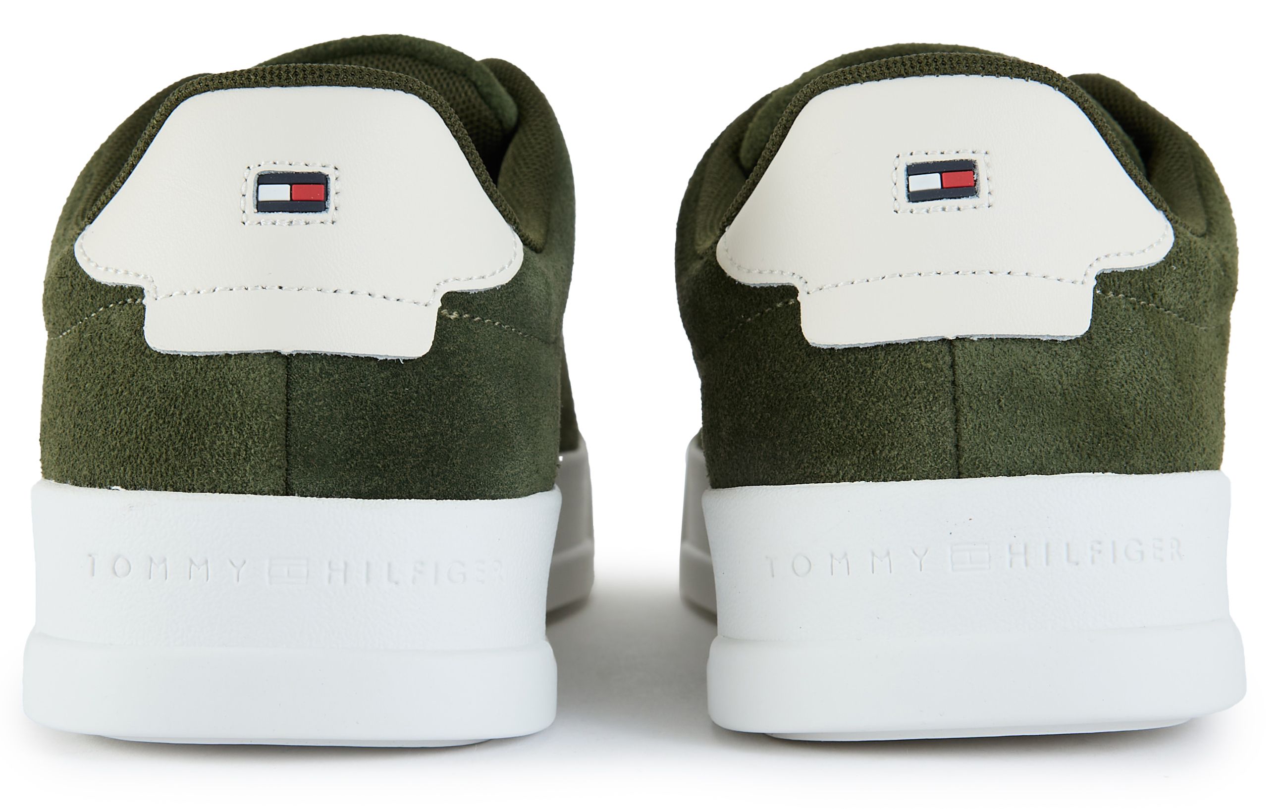 Tommy Hilfiger Suede Leather Sneakers Mens Shoes Trainers Green 11.5 TOMMY HILFIGER | Men main image 3