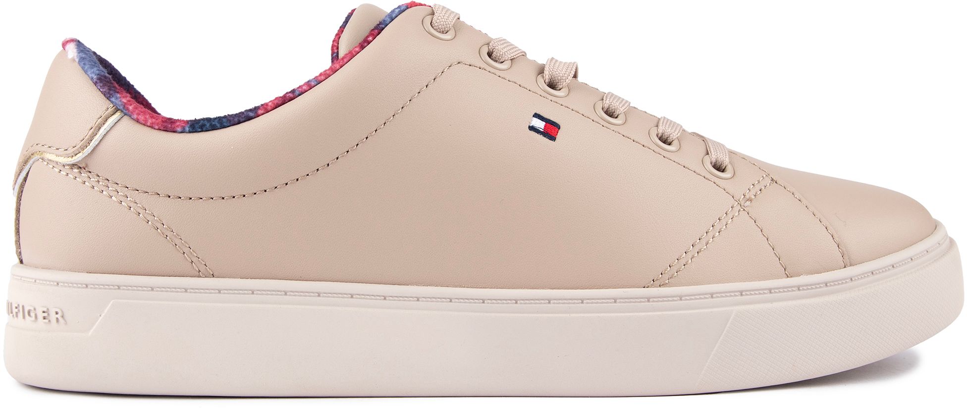 Womens Tommy Hilfiger Core Trainers In Pink Soletrader