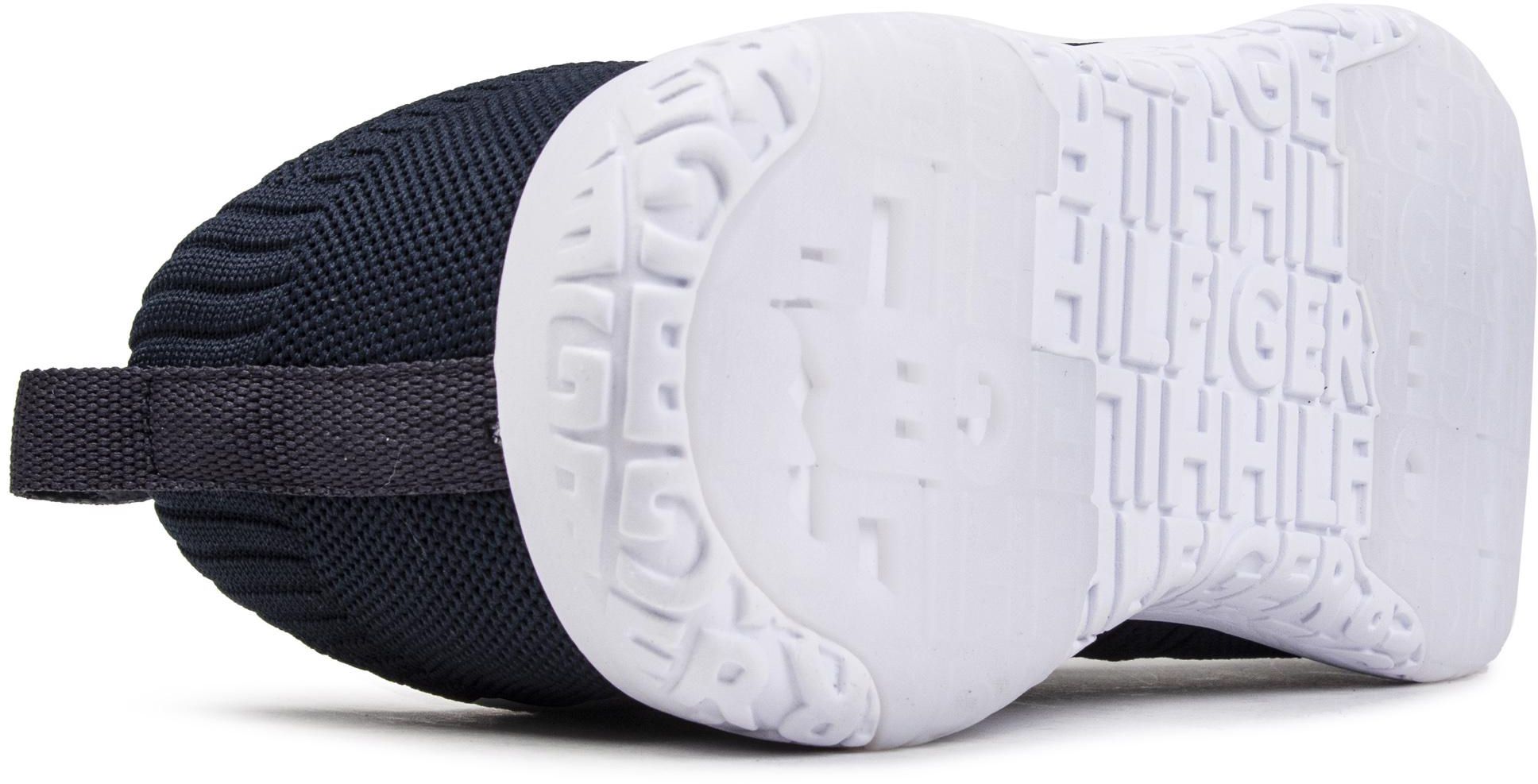 Mens Tommy Hilfiger Corporate Knit Rib Trainers In Blue | Soletrader