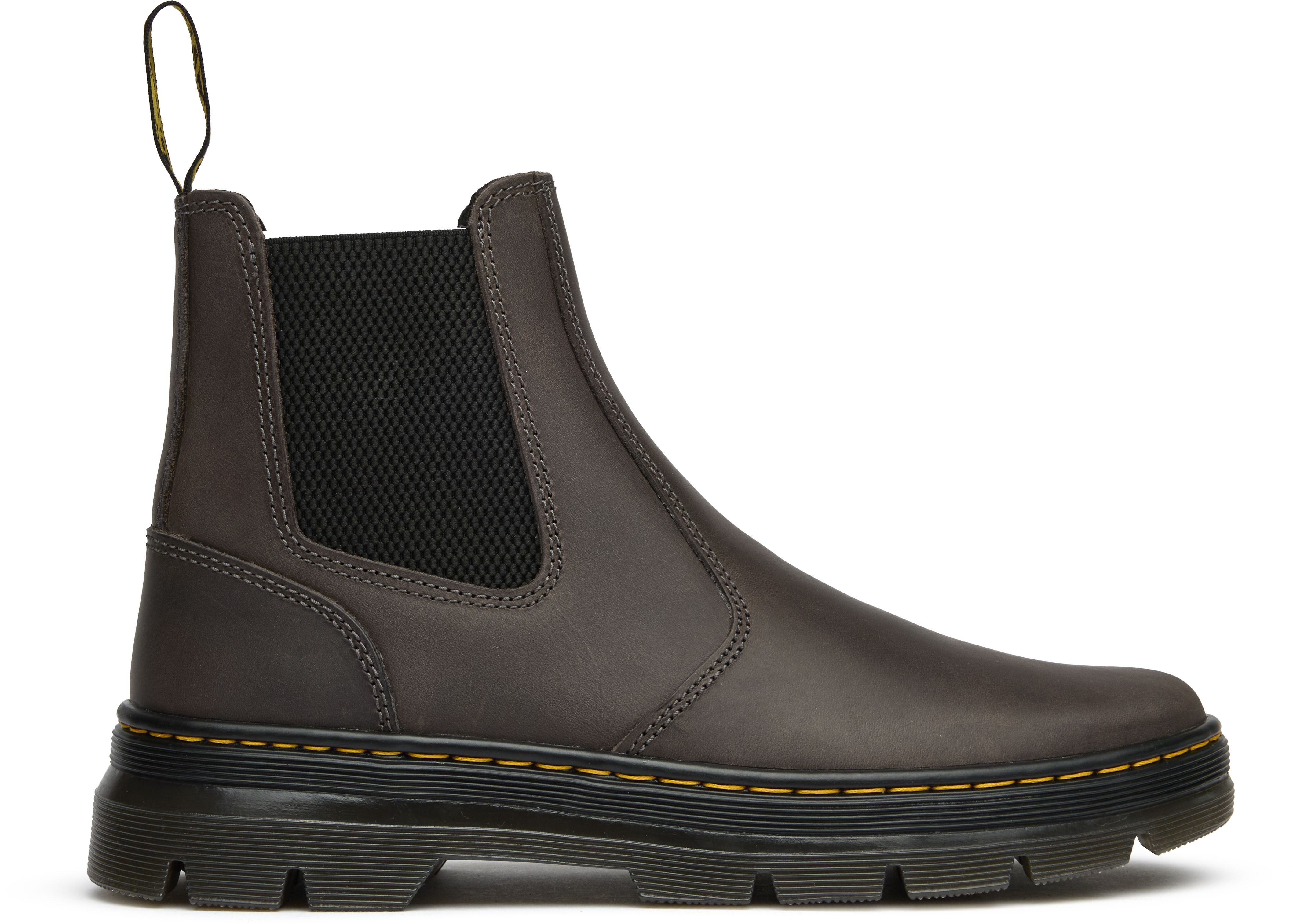 Dr. Martens Gray Chelsea Boots Womens Dark Grey Dr Martens 2976 Bex Fur Lined Chelsea Boots  main image 3