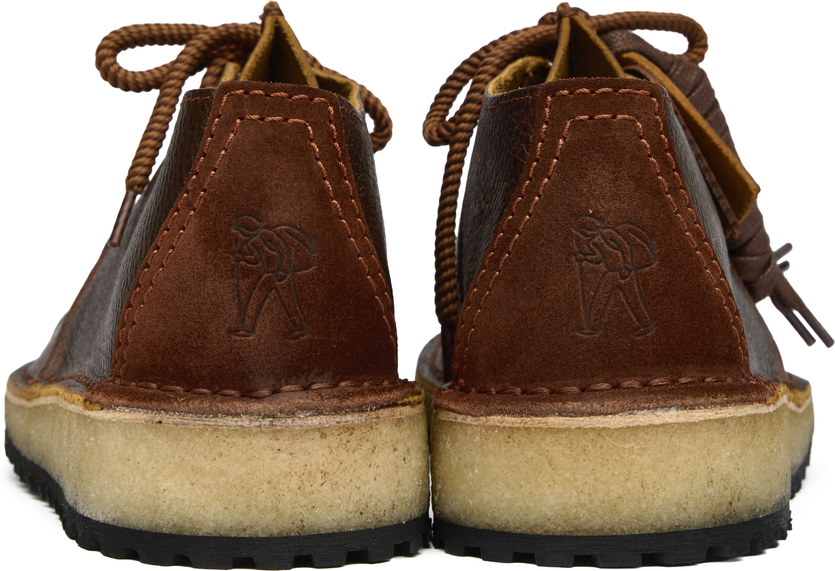 Mens Clarks Trek Scout Shoes In Brown | Soletrader
