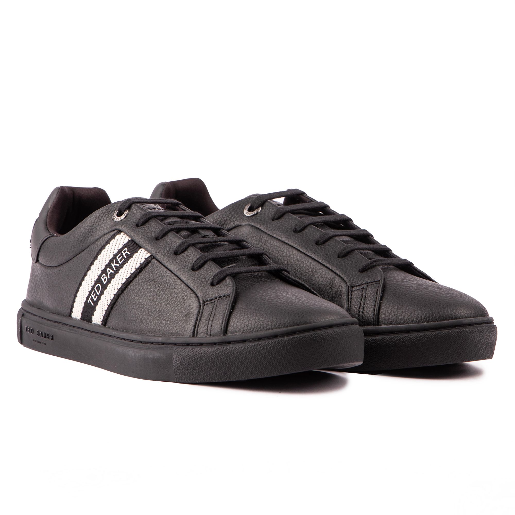 Mens Ted Baker Trilobw Sneakers In Black | Soletrader