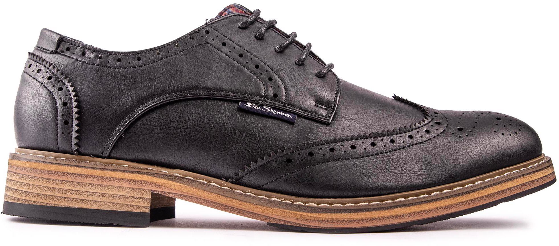 Mens Ben Sherman Triumph Shoes In Black Soletrader