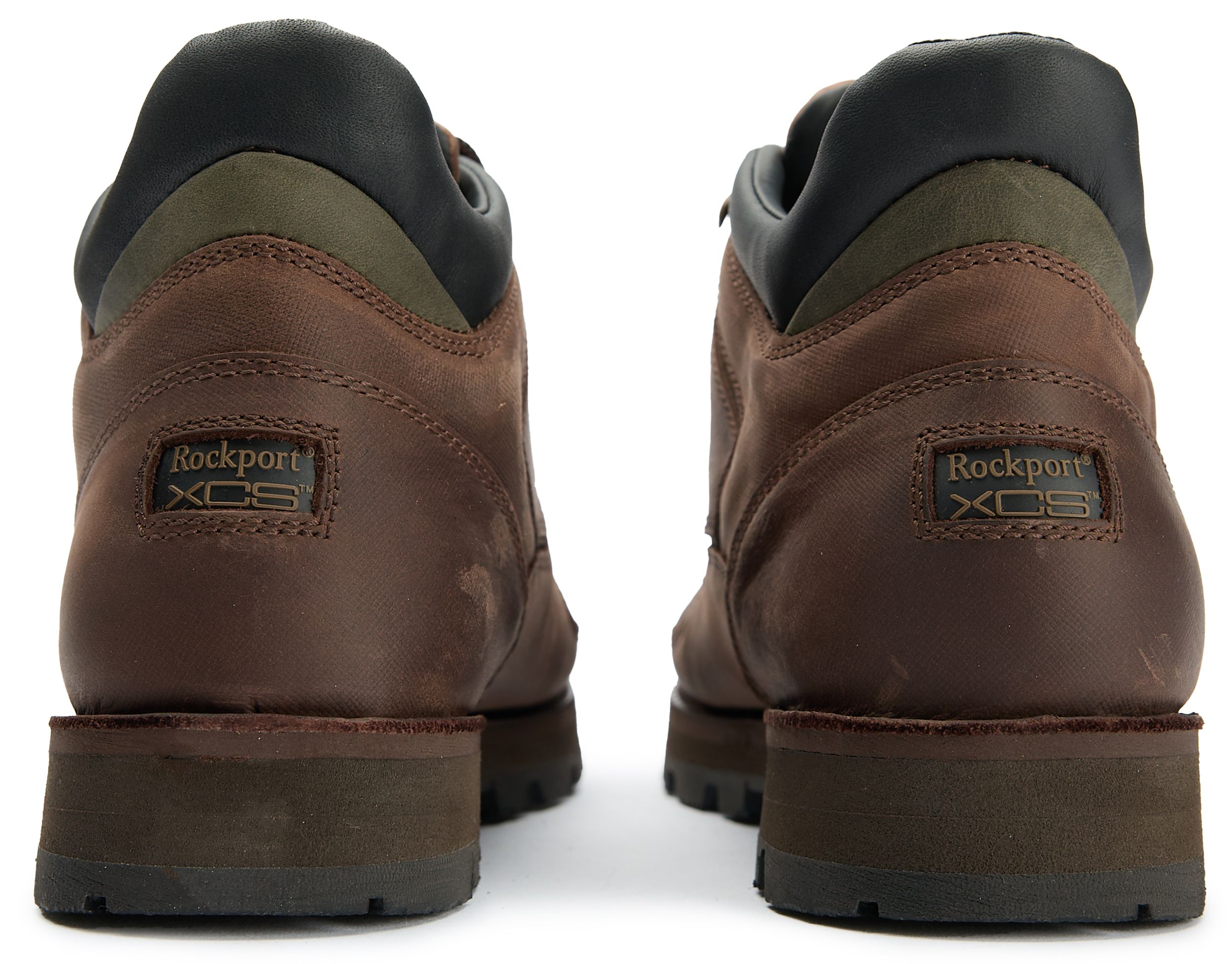 Mens Rockport Umbwe Heritage Boots In Brown Green | Soletrader