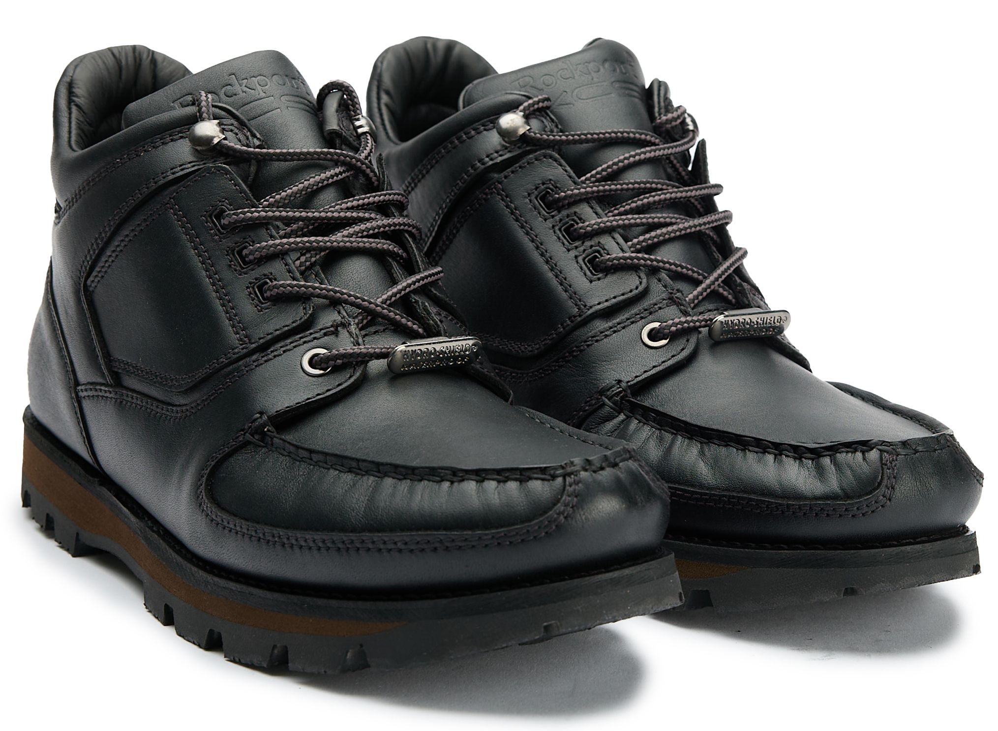Bottes De Randonnée Rockport XCS Umbwe II Imperméables – Homme, Noir, Cuir – Modèle CI7961, Neuves Avec Emballage
