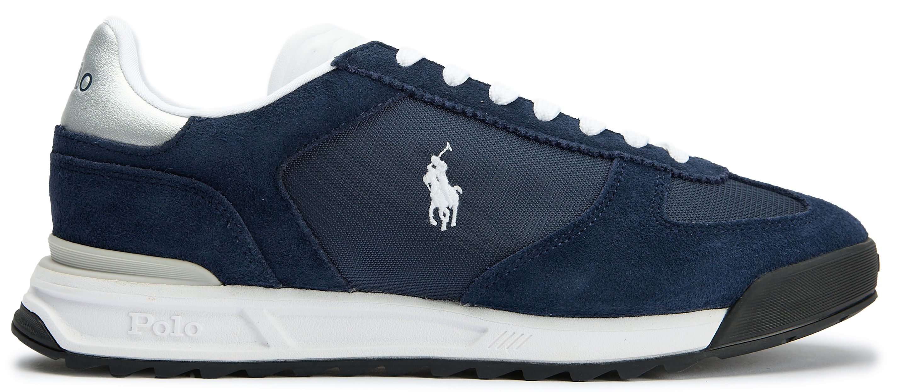 Mens Polo Ralph Lauren Varick Sneakers In Navy Blue | Soletrader