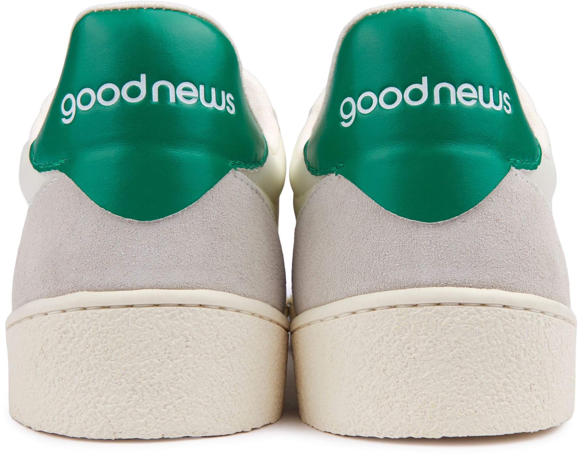 Mens Good News Venus Sneakers In White Green | Soletrader