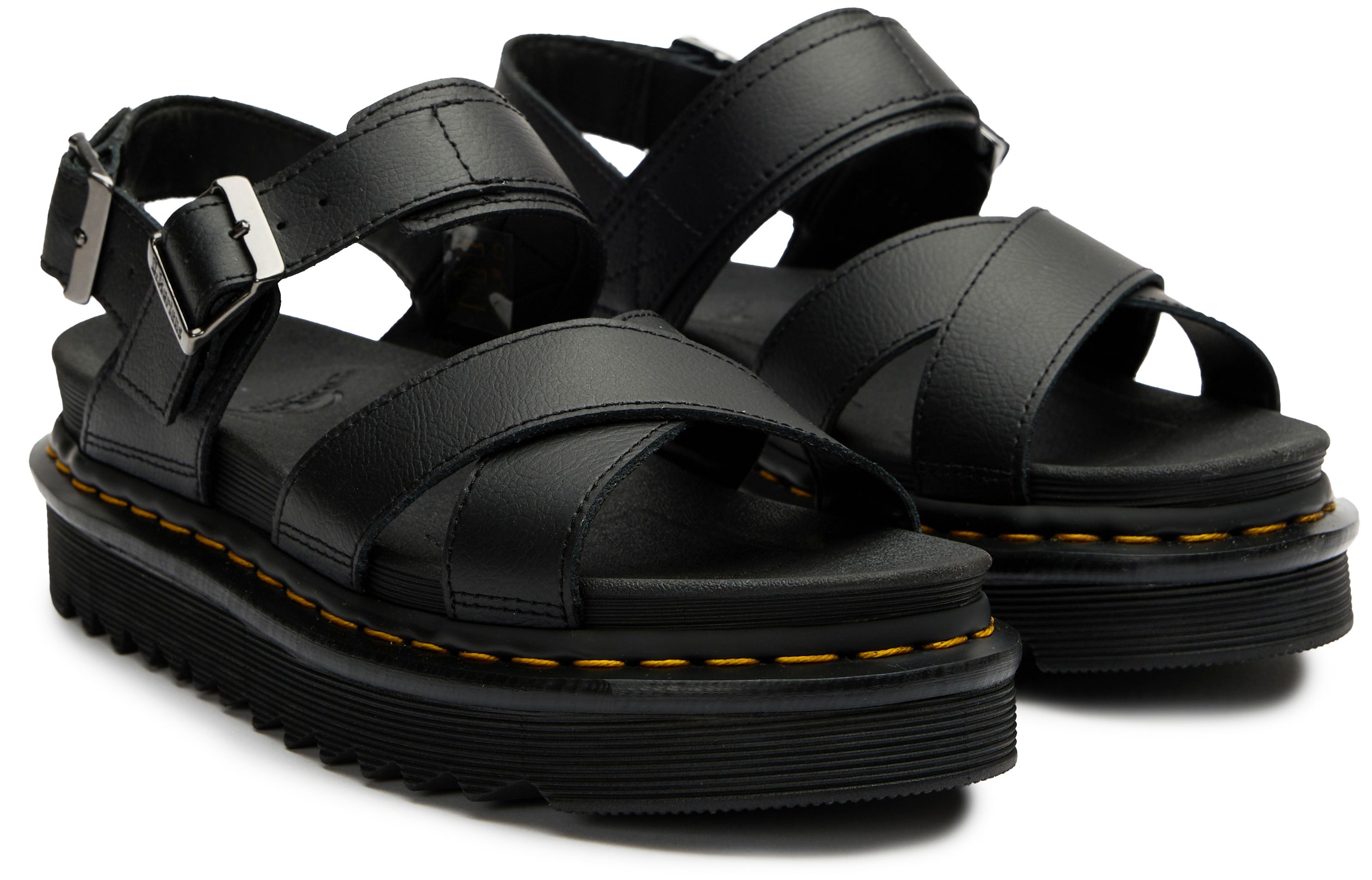 Womens Dr Martens Voss Sandals In Black | Soletrader