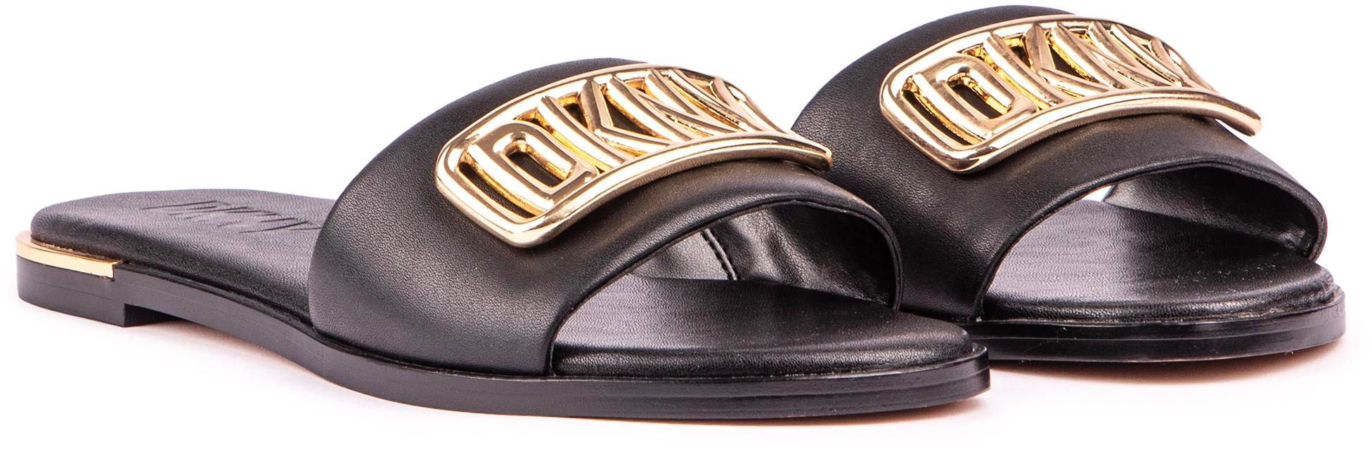 Dkny black sandals online