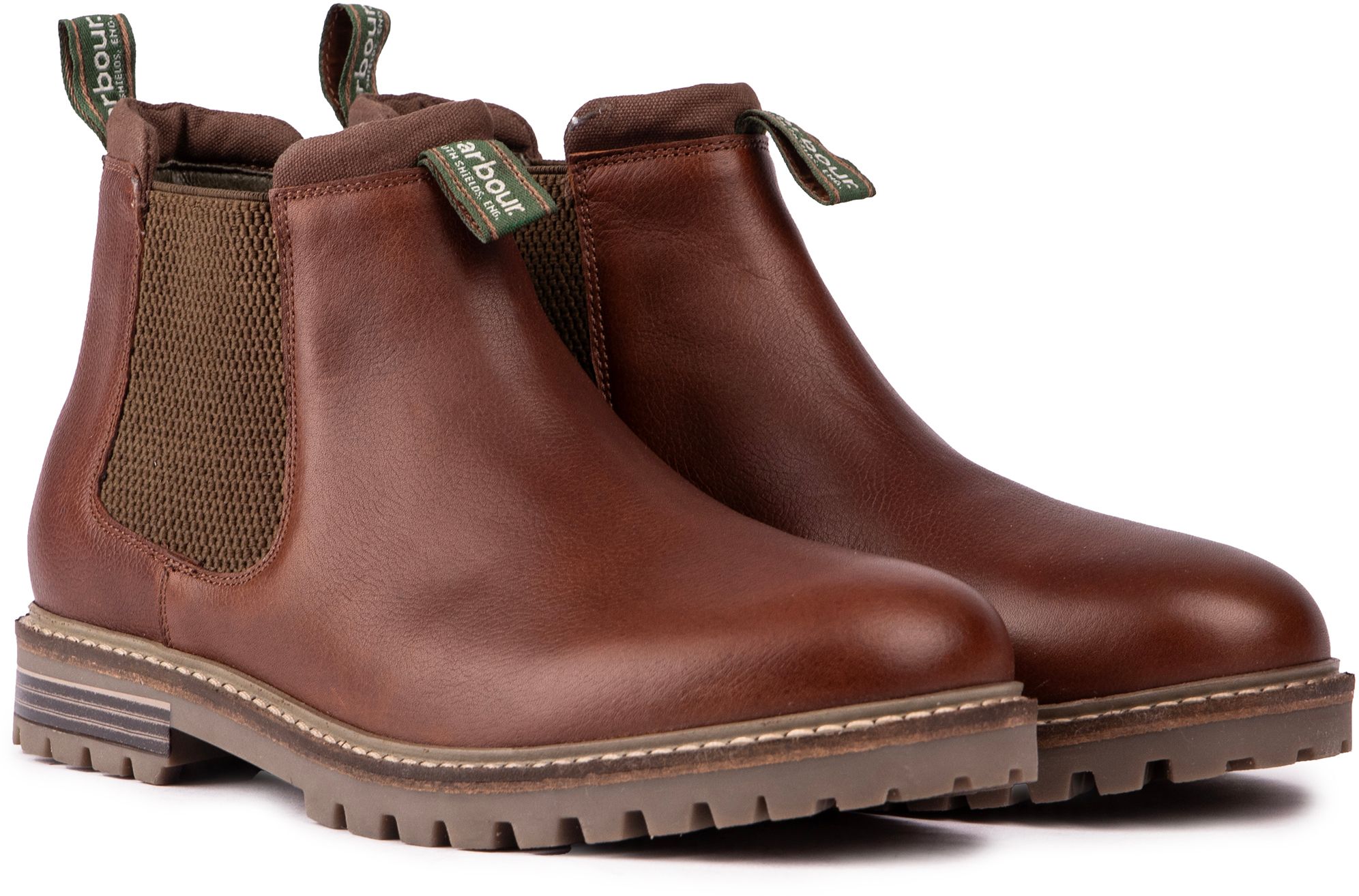 Mens Barbour Walker Boots In Teak Soletrader