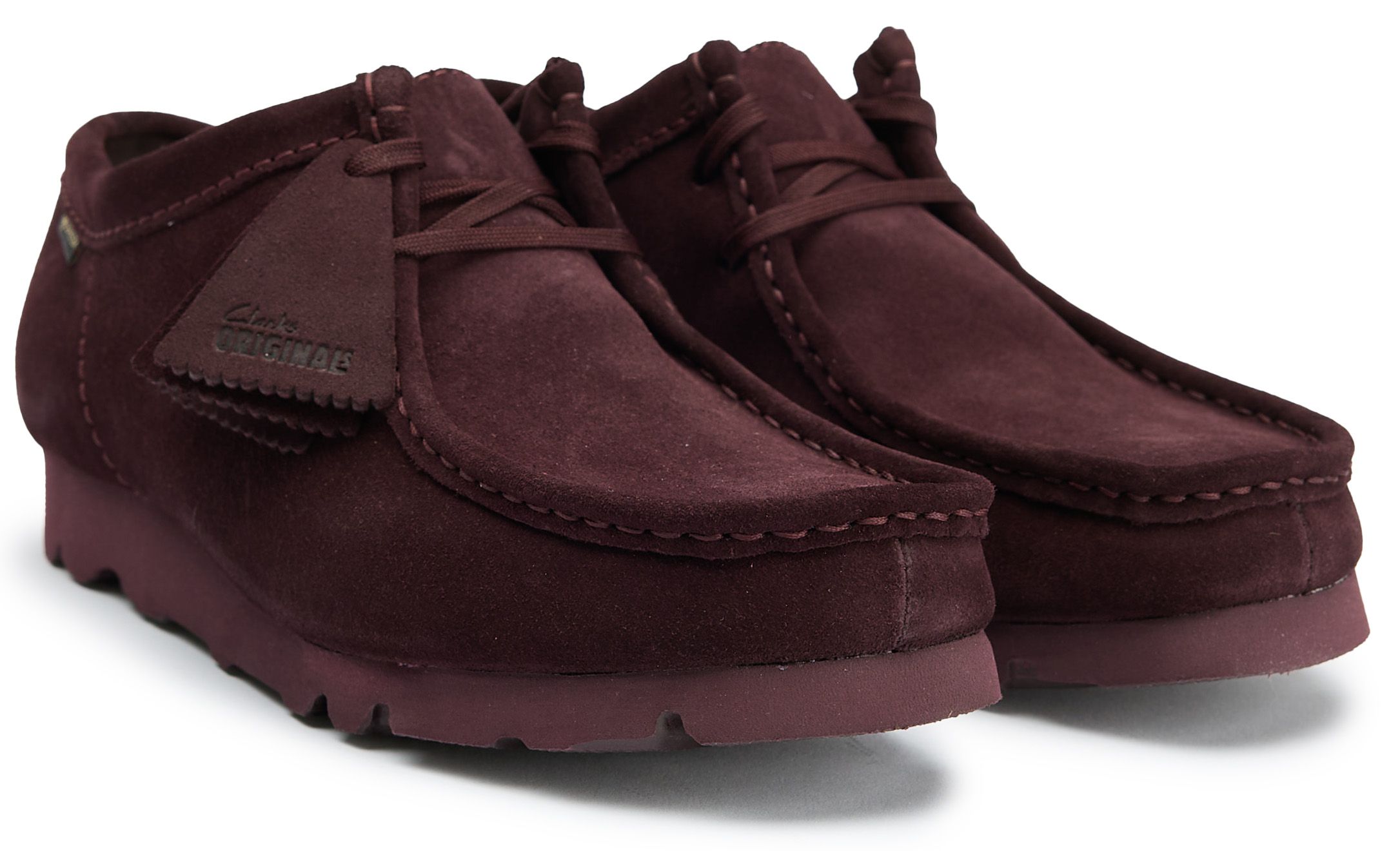 Clarks WallabeeGTX L/シューズ Mens Clarks Wallabee GTX Shoes In Purple Grape | SOLE