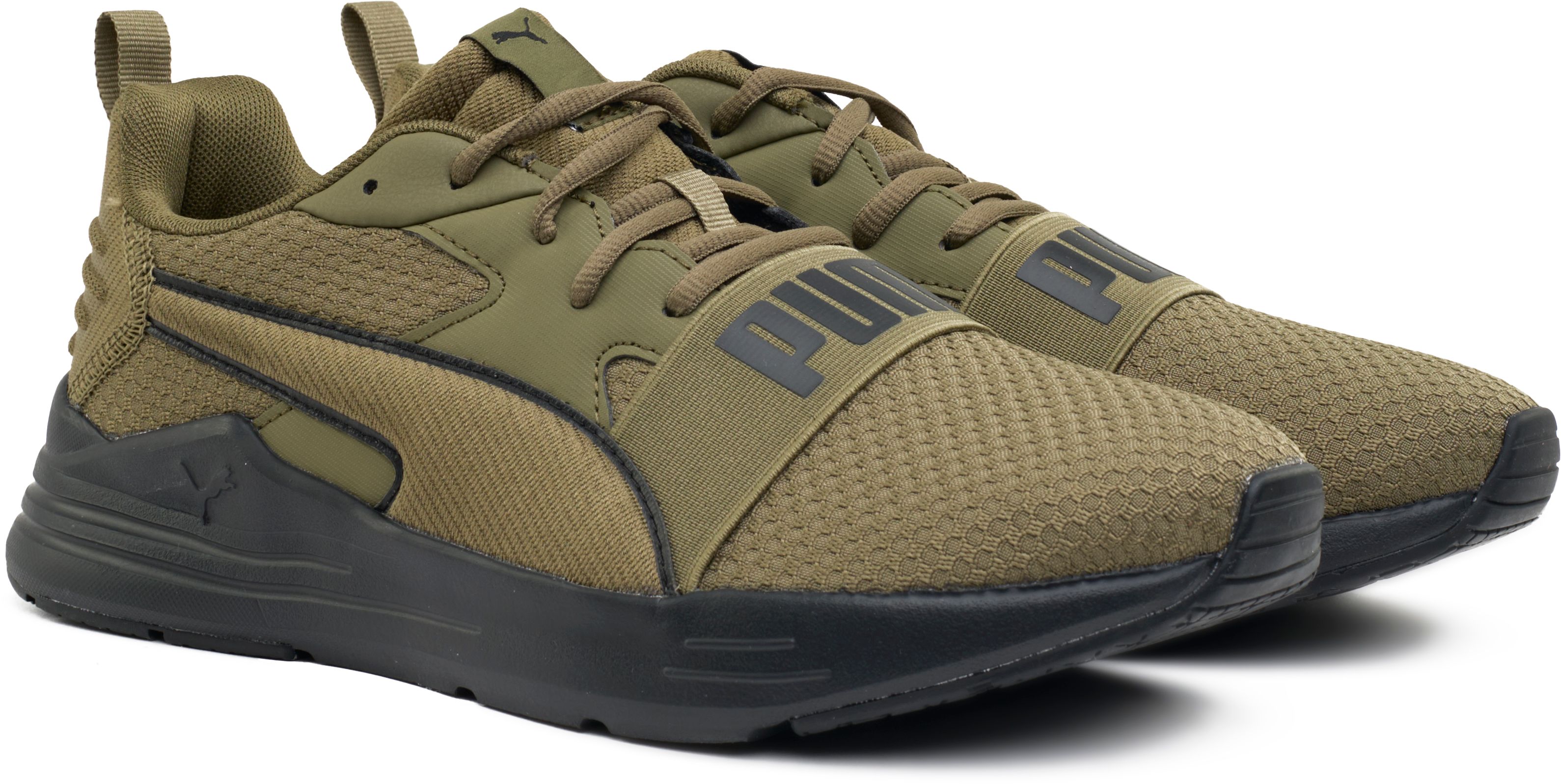 Mens Puma Wired Run Trainers In Khaki Soletrader