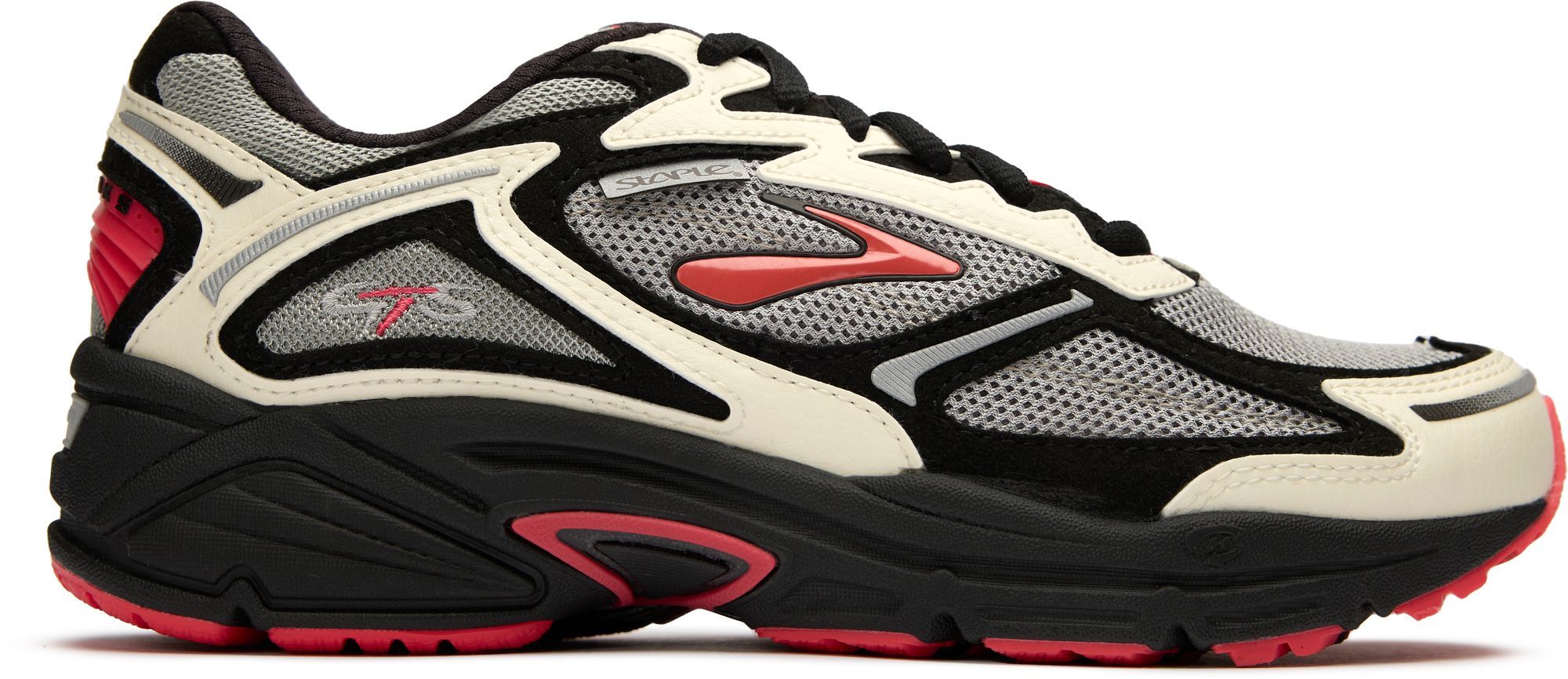 Womens Brooks Staple X Adrenaline GTS 4 Sneakers In Black White