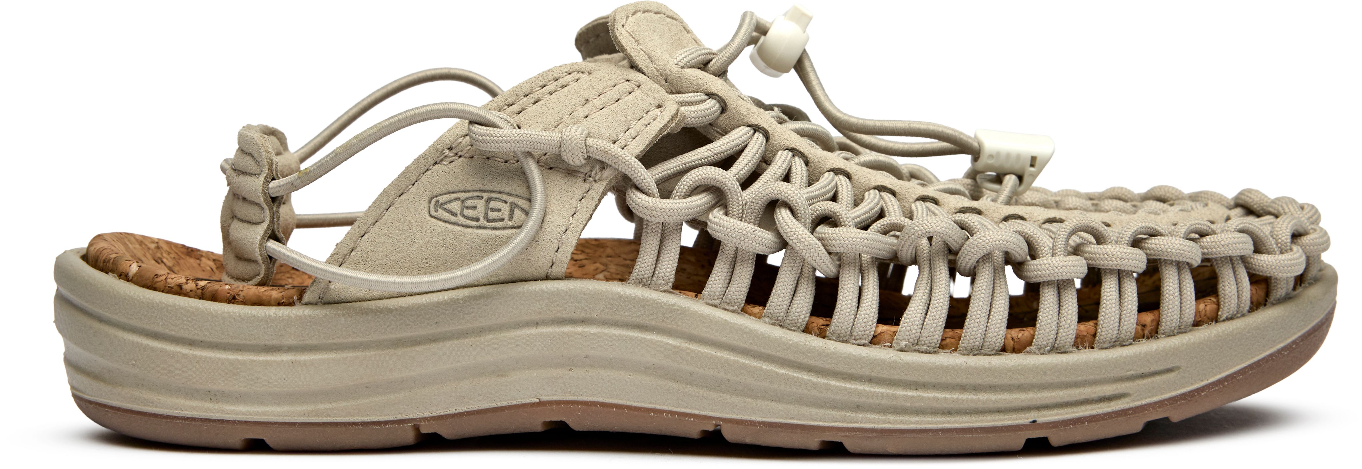 Womens Keen Uneek Canvas Sandals In Taupe | Soletrader
