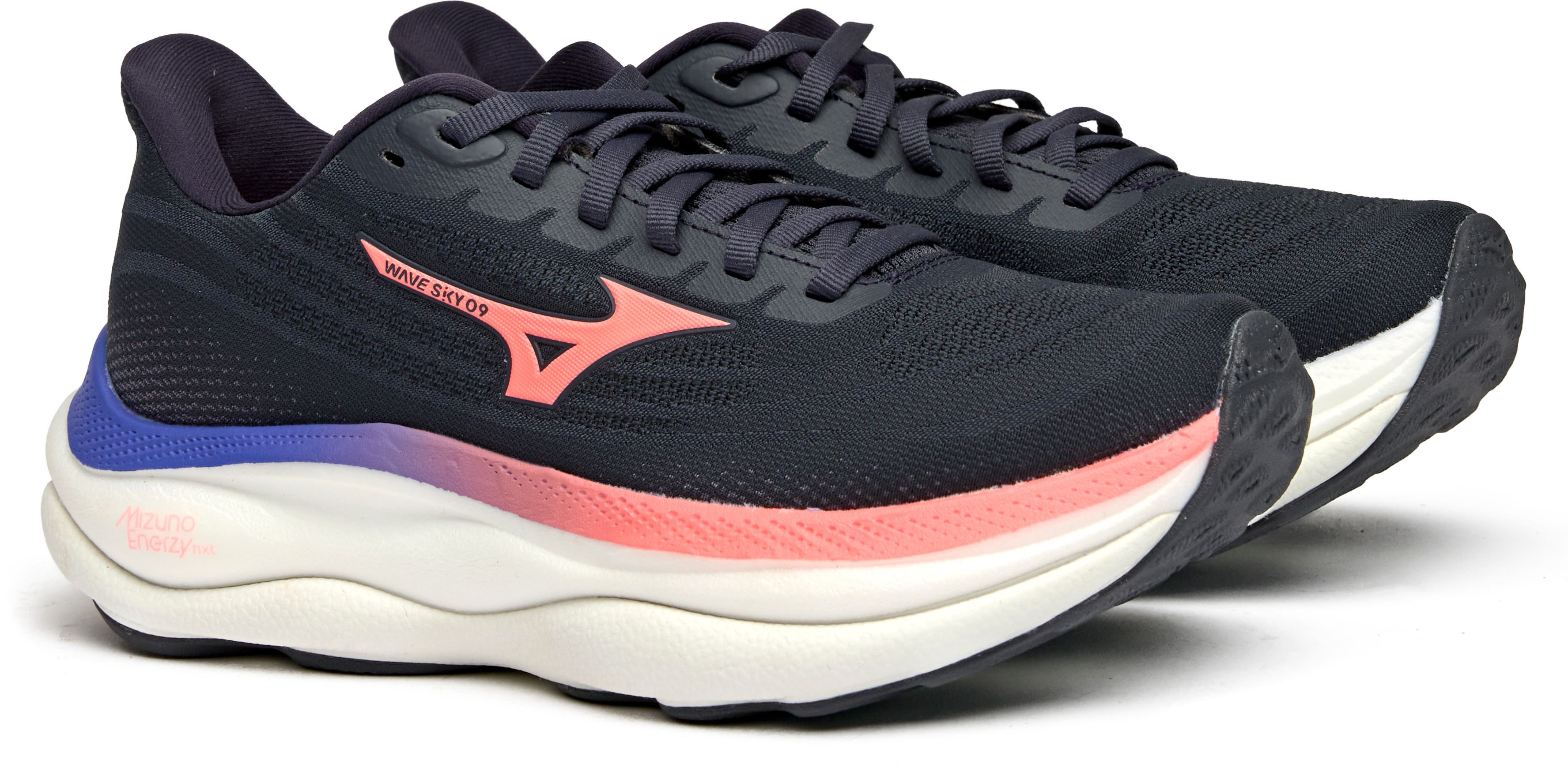 Womens Mizuno Wave Sky 9 Sneakers In Odyssey Grey | Soletrader