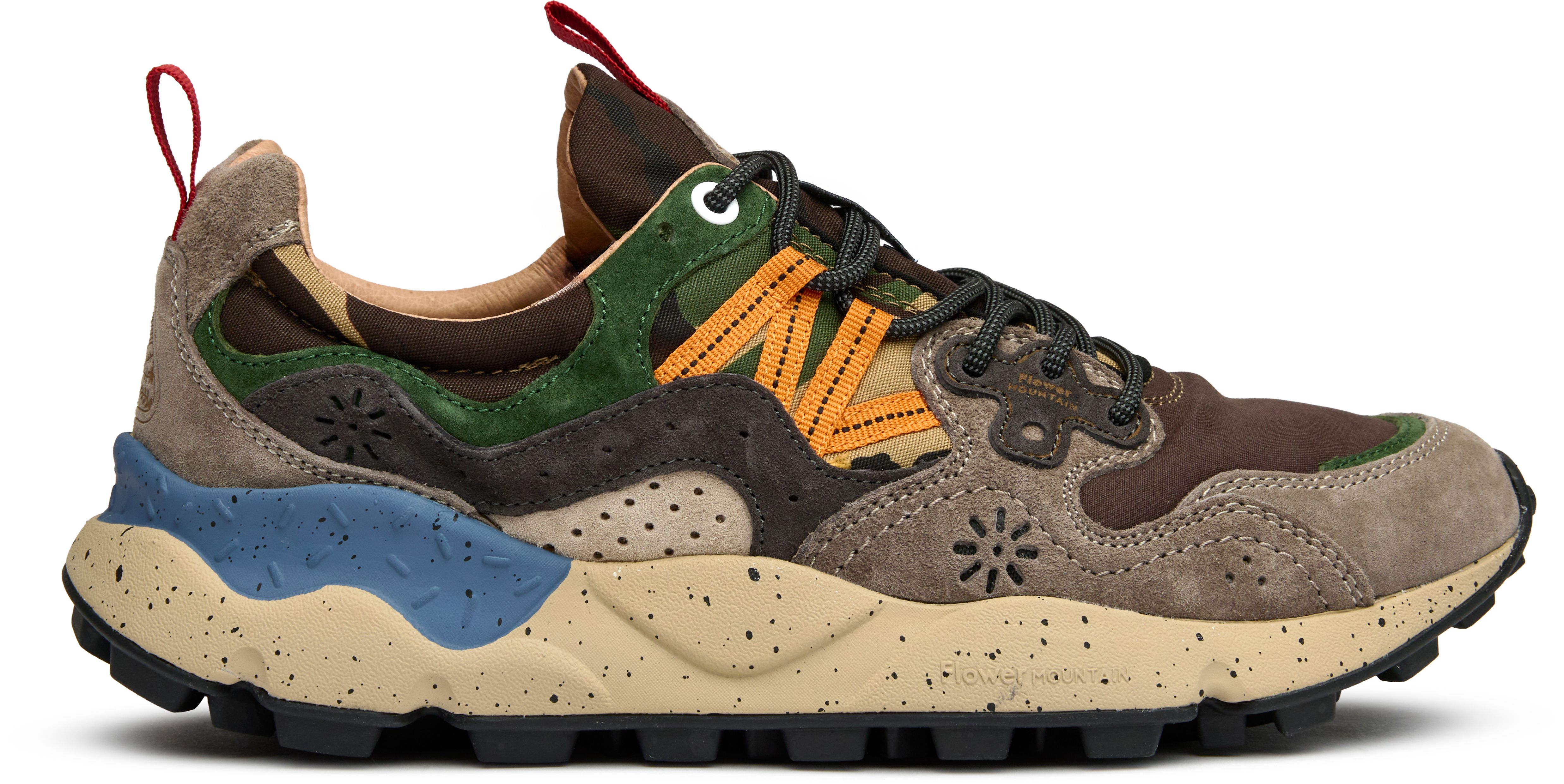 Mens Flower Mountain Yamano 3 Sneakers In Multi | Soletrader