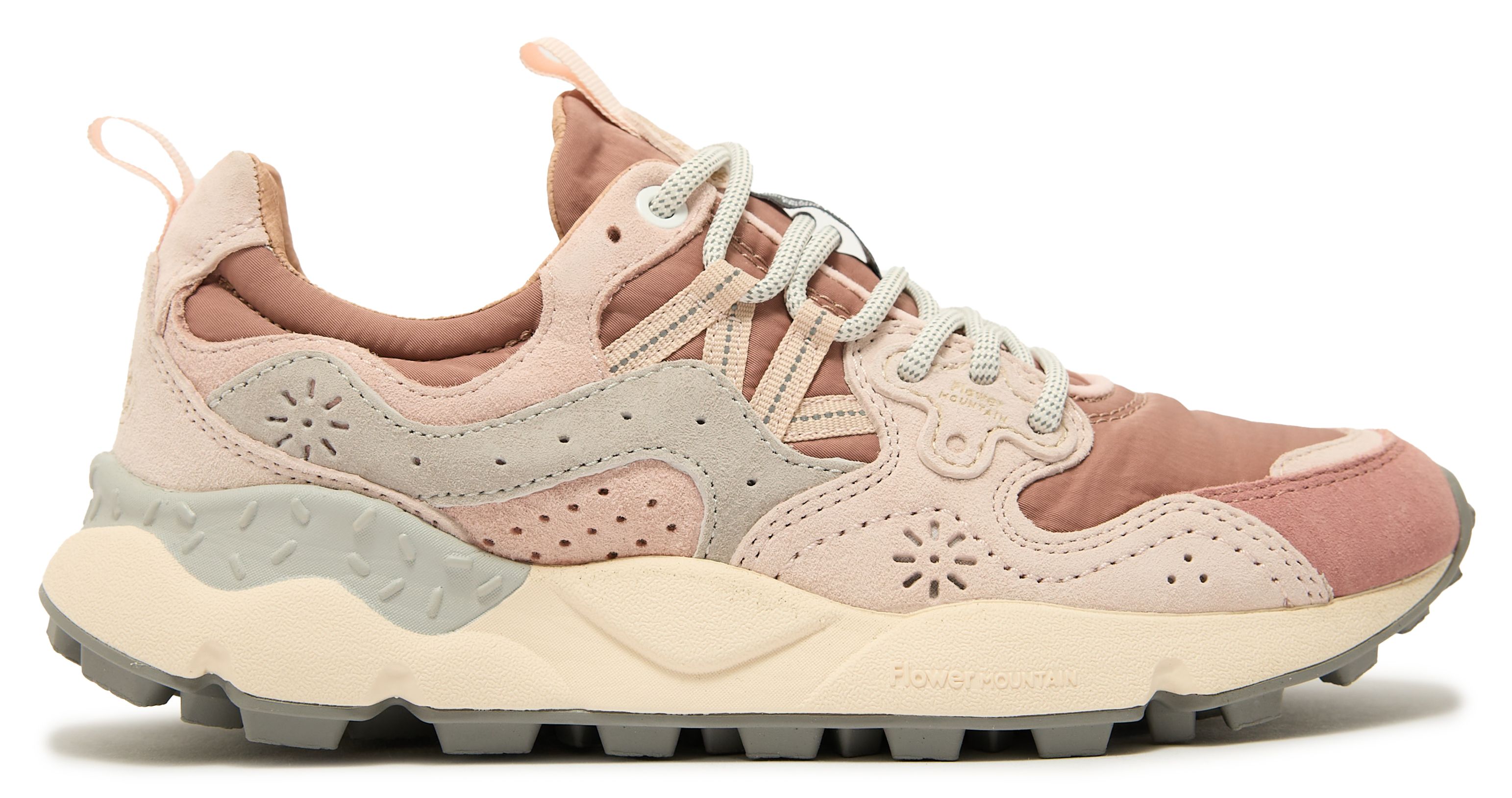Womens Flower Mountain Yamano 3 Sneakers In Rose/Light Pink/Purple