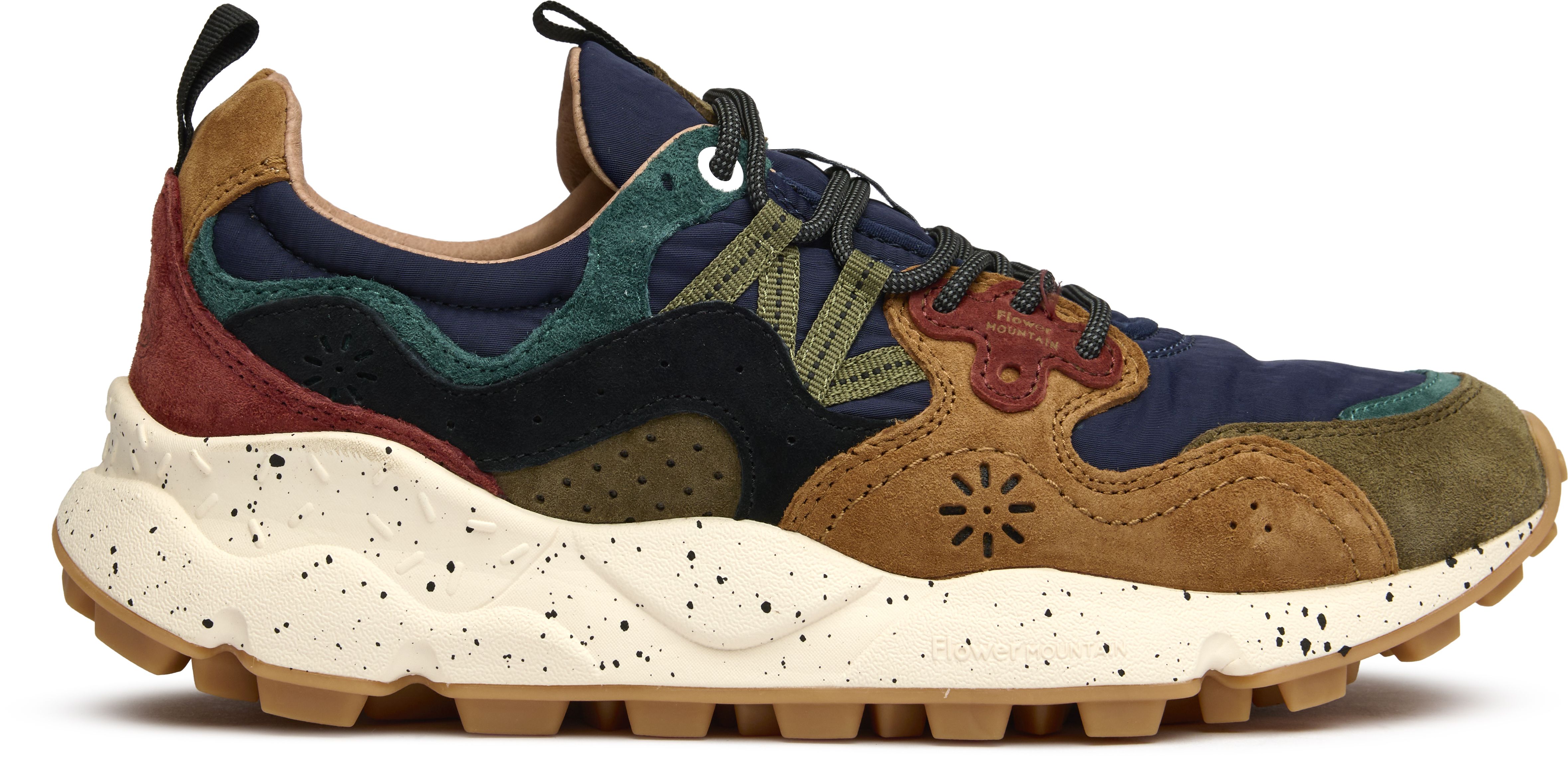 Mens Flower Mountain Yamano 3 Uni Sneakers In Multi | Soletrader