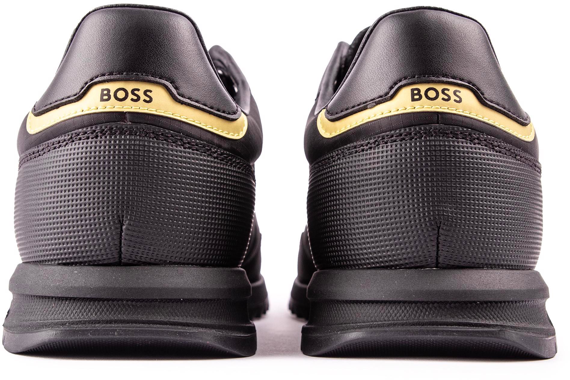 Mens Boss Zayn Sneakers In Black Soletrader