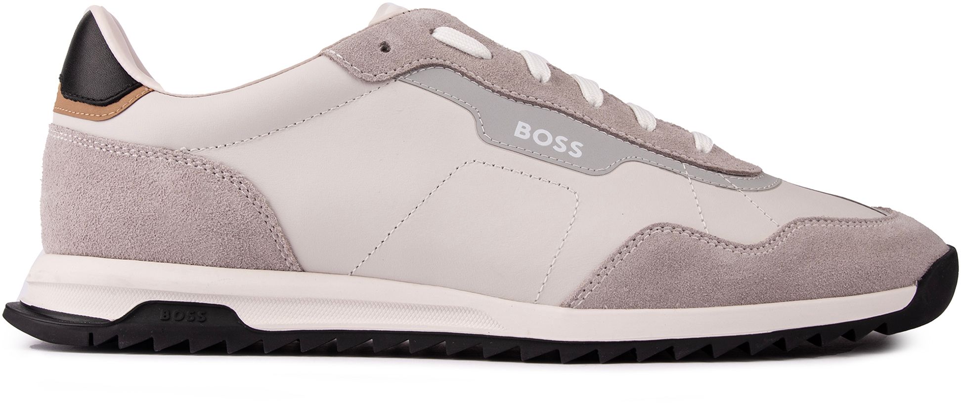 Boss zephir runn nylon trainers in black best sale