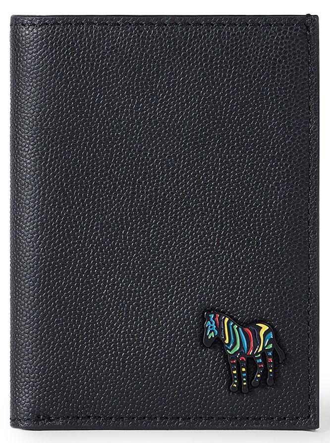 Mens Paul Smith Zebra Bifold Wallet In Black | Soletrader