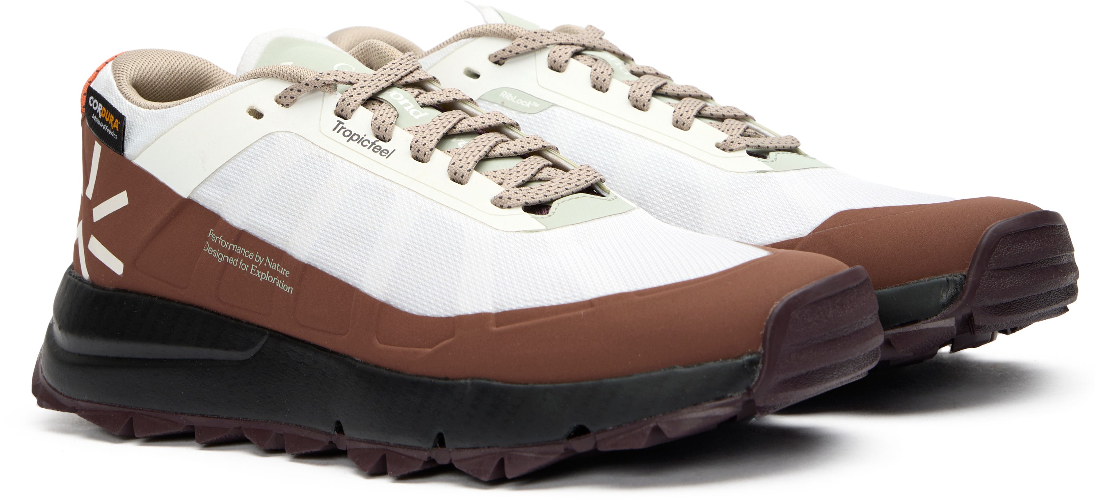 Womens Tropicfeel Zenda Sneakers In Mink White | Soletrader