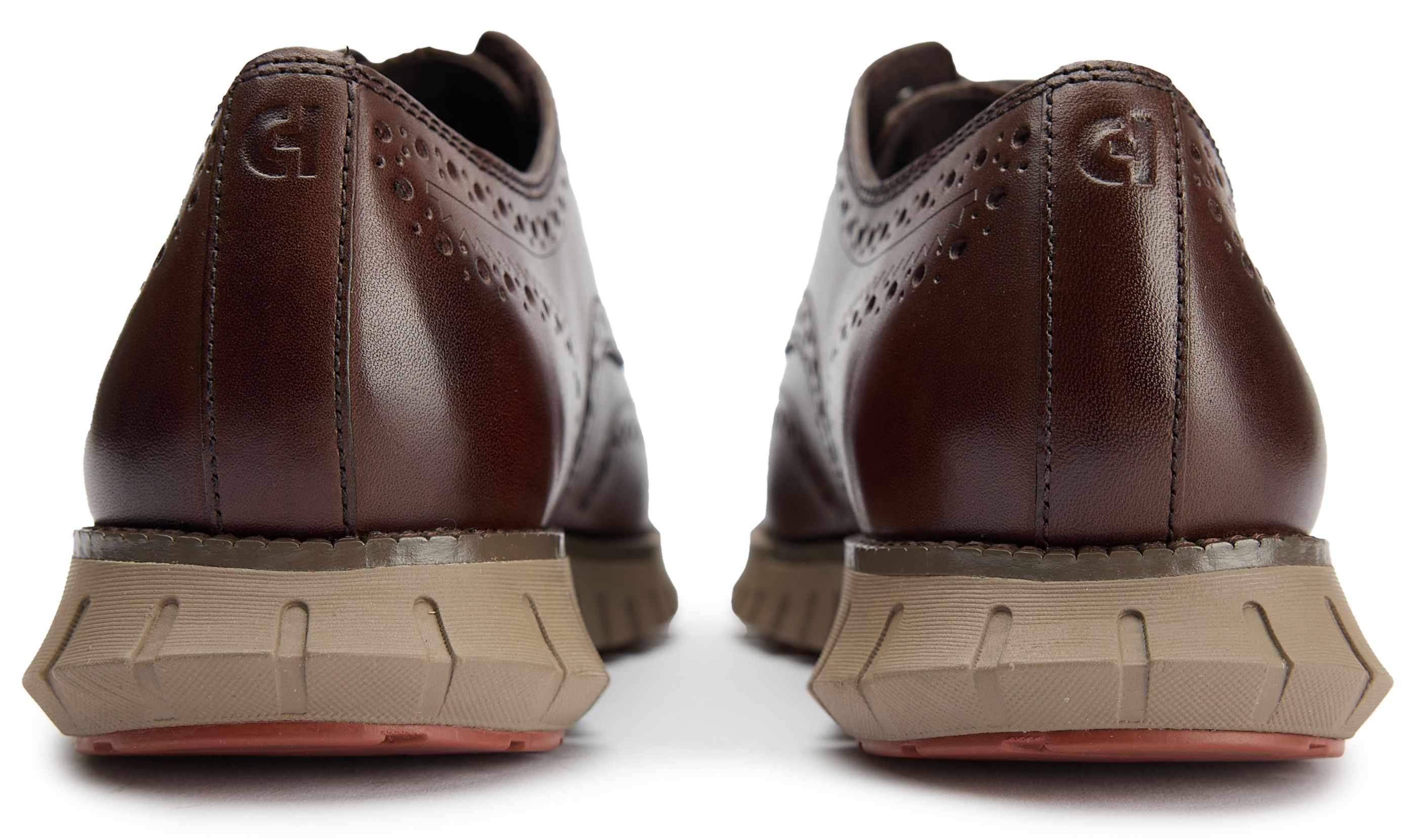 $220 Cole Haan Zerogrand Dark Brown Wingtip Brogue Oxford Leather Shoes 11.5 Cole Haan Men main image 2