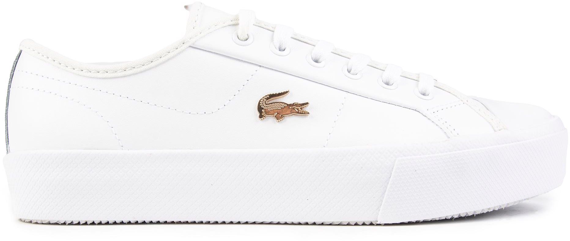 Lacoste ziane leather white best sale