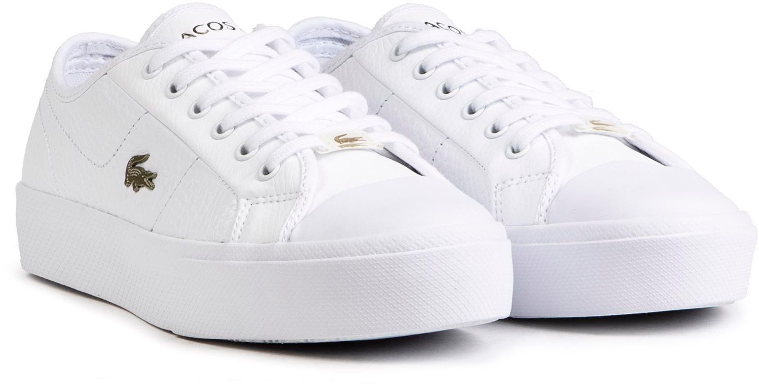 Womens Lacoste Ziane Plus Grand Trainers In White Soletrader