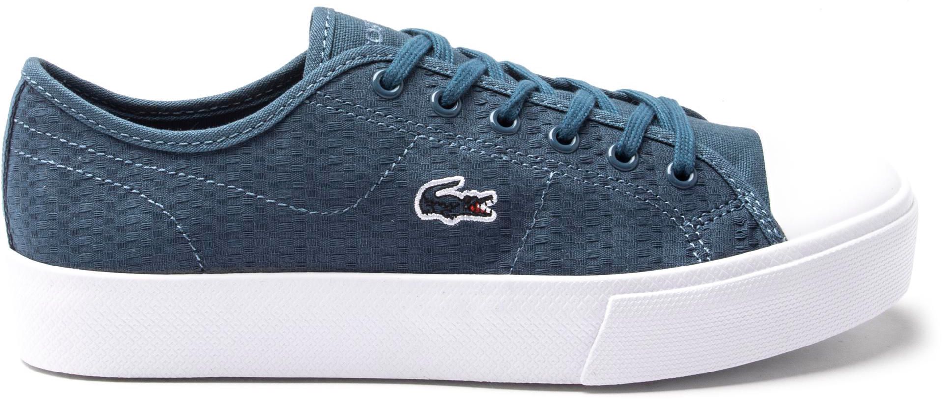 Womens Lacoste Ziane Plus Grand Sneakers In Blue White Soletrader