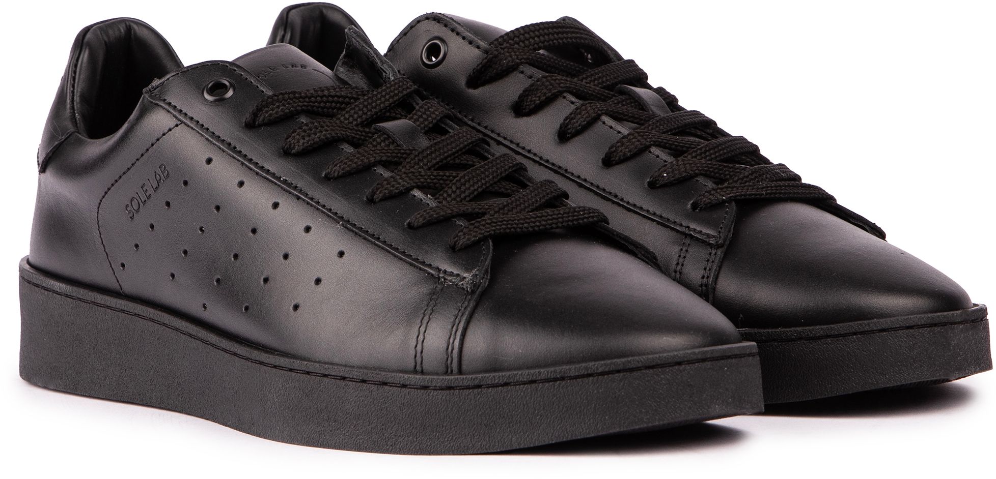 Mens Sole Lab Zinc Trainers In All Black Soletrader