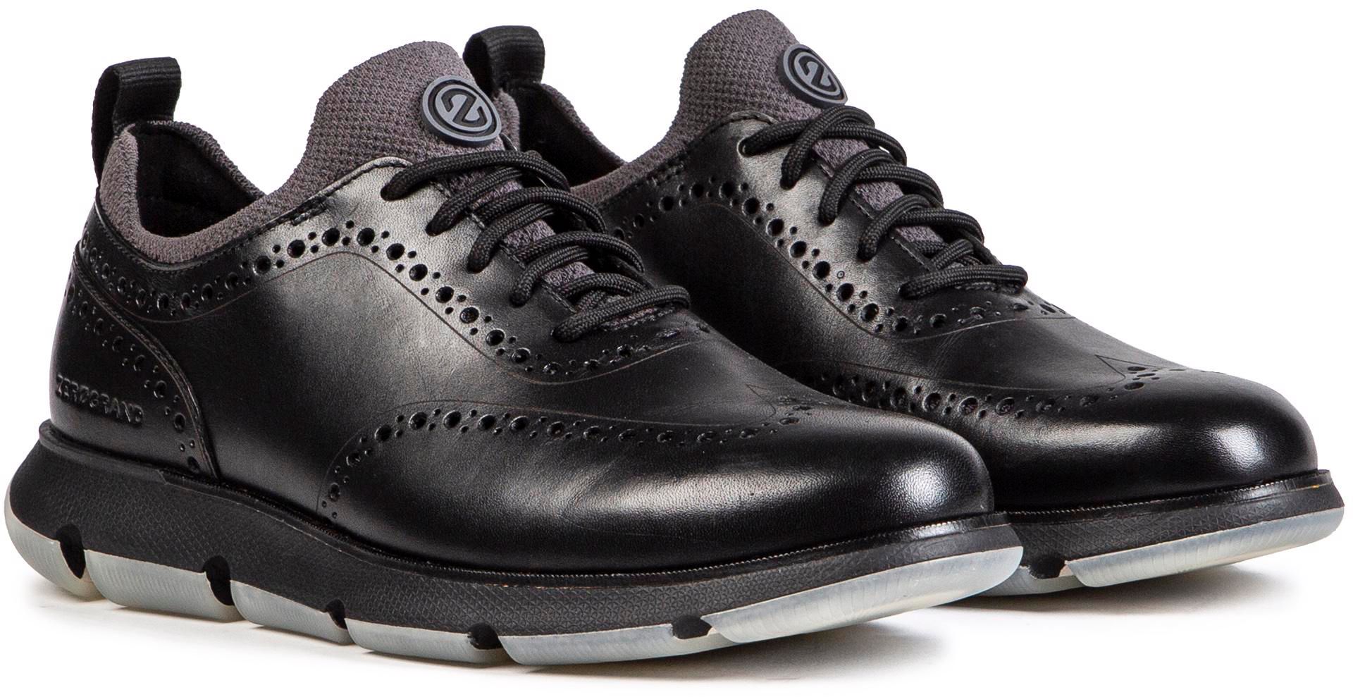 Cole haan grand wingtip black deals