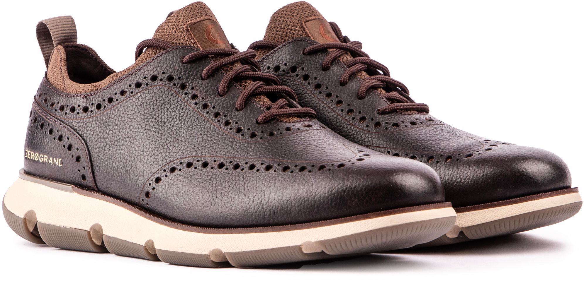 Mens Cole Haan 4.Zerogrand Oxford Shoes In Dark Chocolate Soletrader