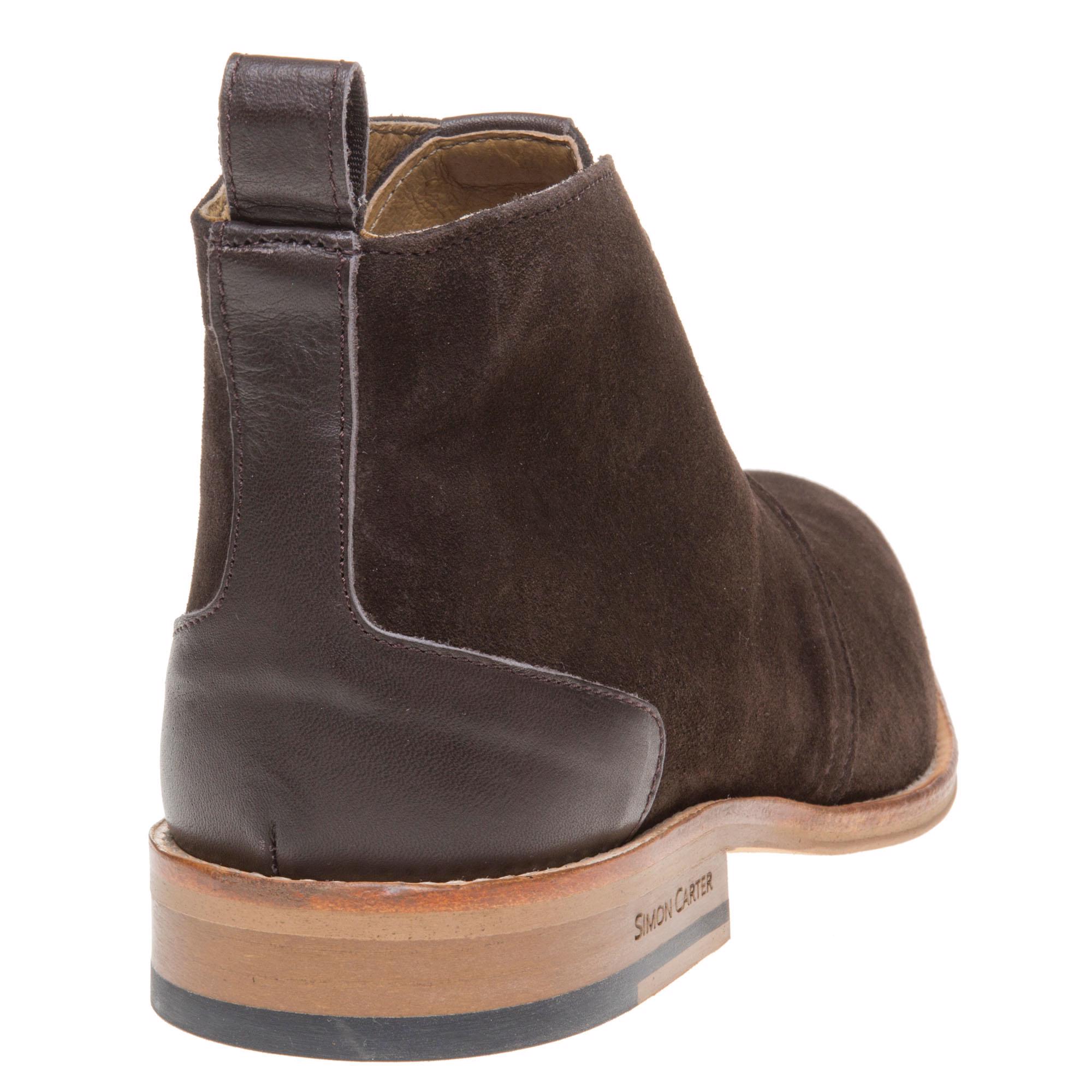 SIMON CARTER Mens Byrd Chukka Boots Brown