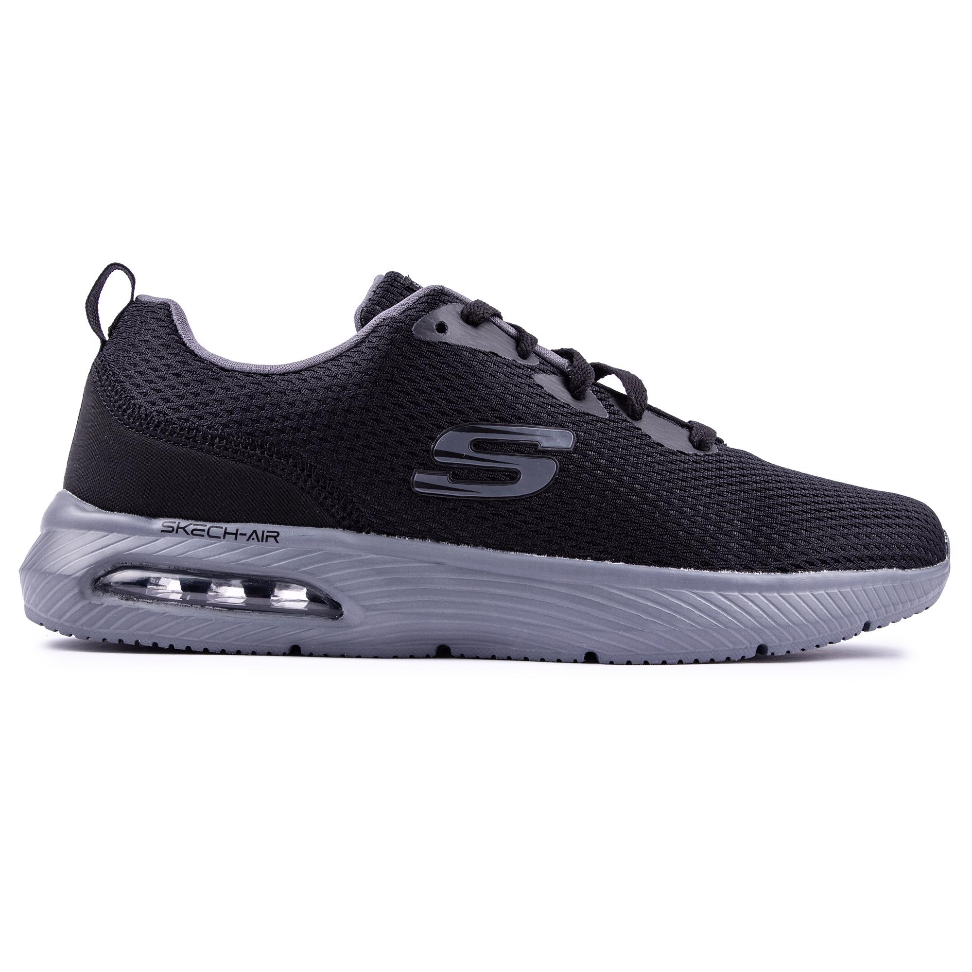 SKECHERS Mens Dyna-air Running Style Trainers Black