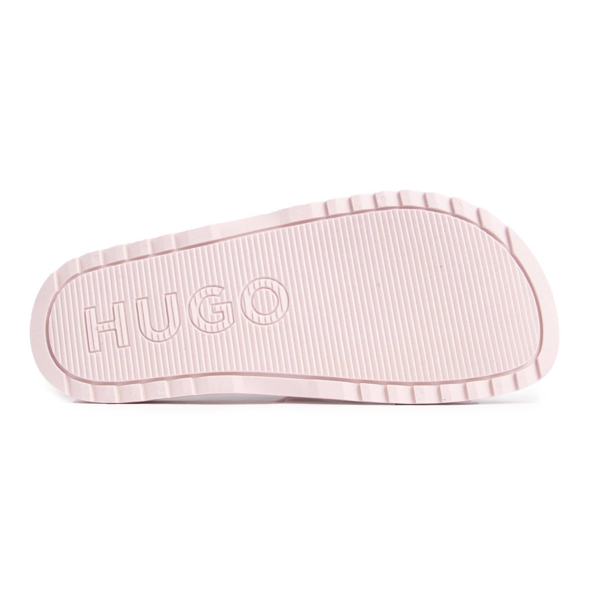 Hugo boss discount pink sliders