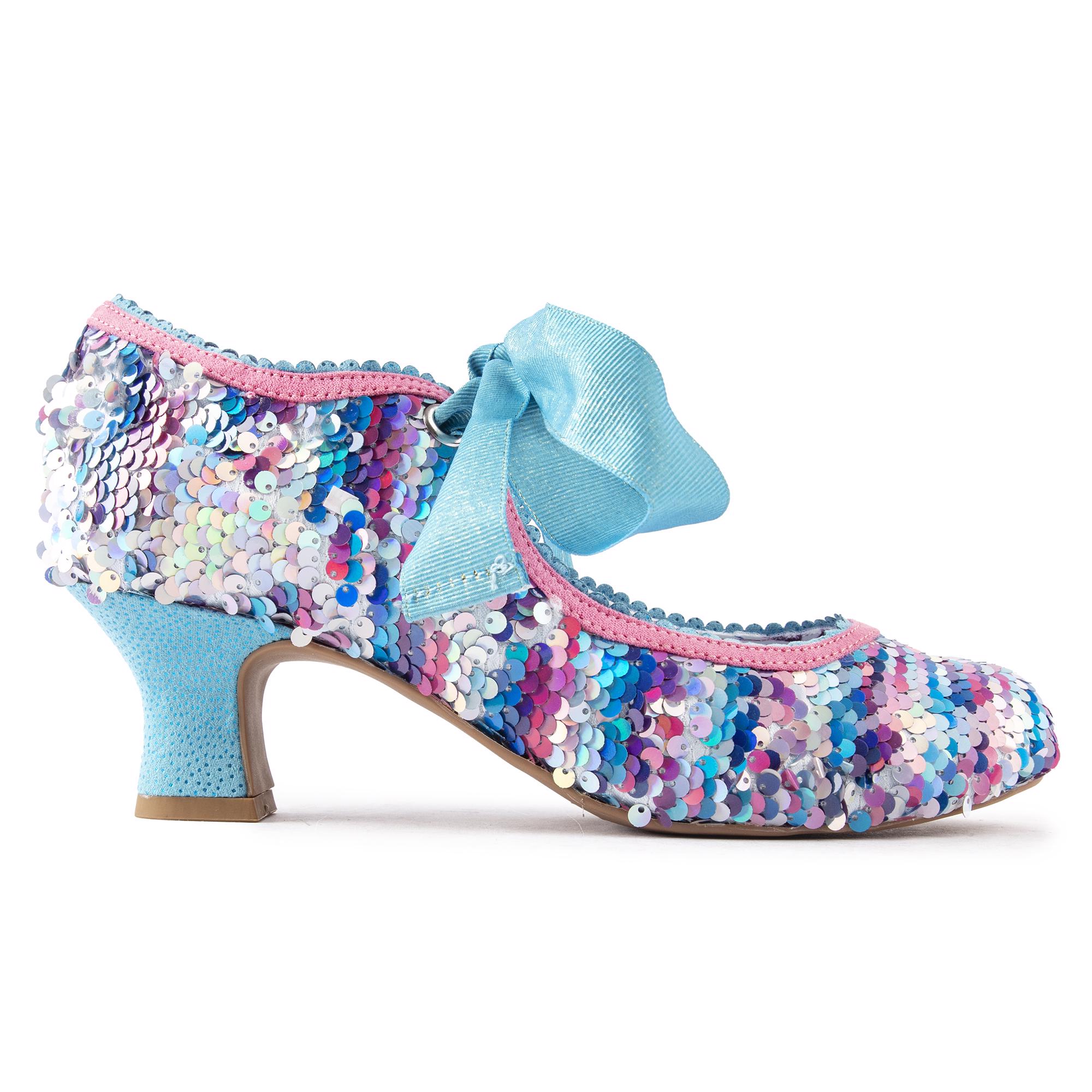 RUBY SHOO Womens Peyton Heels Shoes Blue