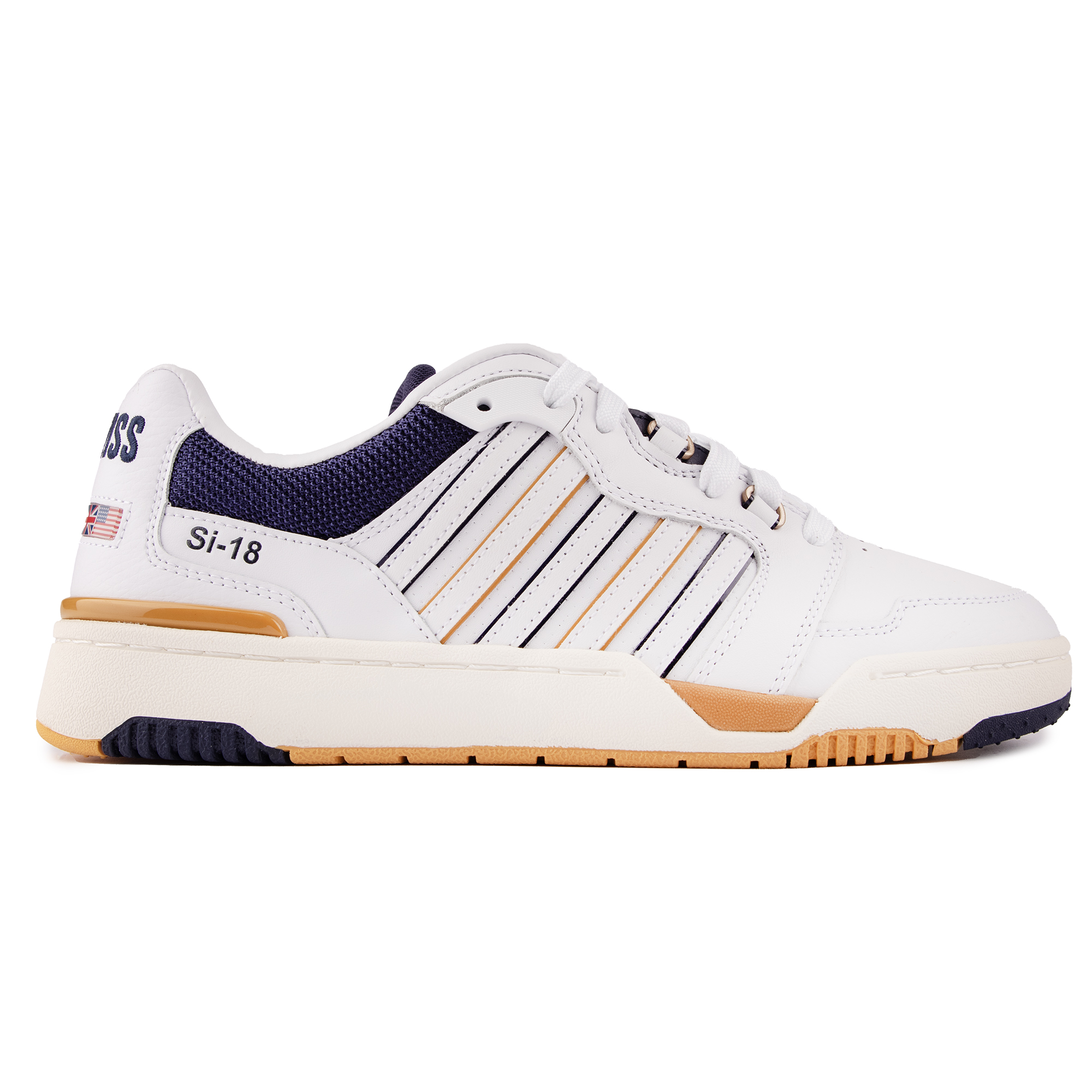 K-SWISS Mens Si-18 Rival Court Trainers White