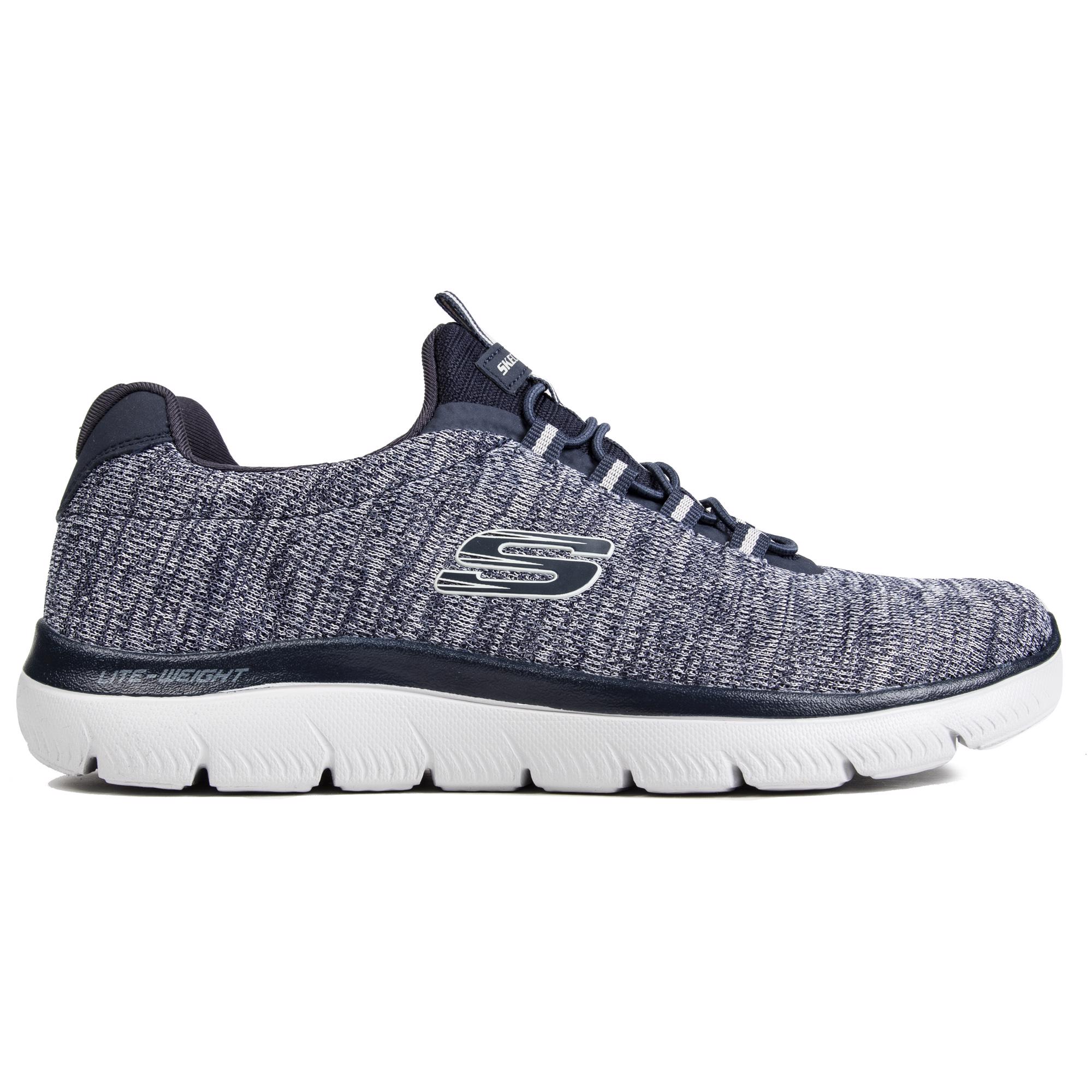 SKECHERS Mens Summits Running Style Trainers Blue