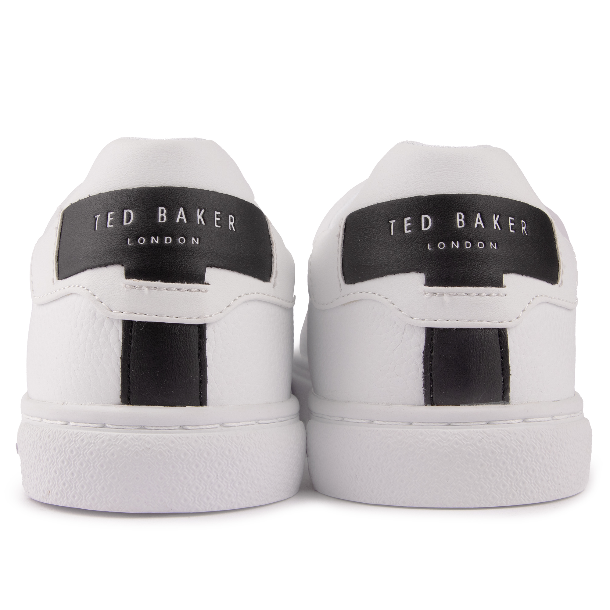TED BAKER Mens Trilobw Court Trainers White